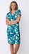 Pastunette Premium Nachthemd Emerald Oasis Viscose Turquoise/Ecru Maat 38