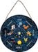 Unbranded Holzschild mit Hexenrunen, 30 cm