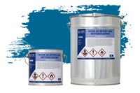 Wixx 2K Epoxy 550 Peinture pour béton - 10L - RAL 5017 | Bleu trafic