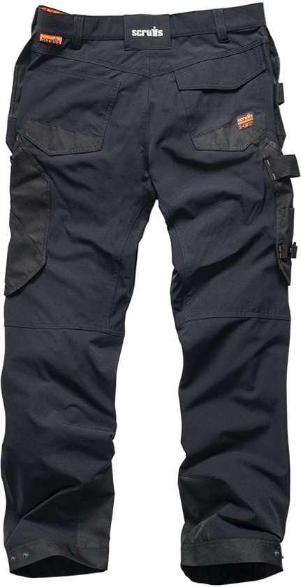 Scruffs Pro Flex Plus werkbroek, zwart maat 30R