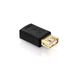 conecto USB 2.0 adapter, micro USB-aansluiting naar USB-A-aansluiting, verguld, zwart