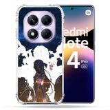 Cokitec Versterkte hoes voor Xiaomi Redmi Note 14 Pro 5G Manga SAO Sword Art Online Asuna