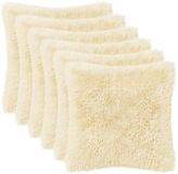vidaXL Kussensloop 6 stuks Crèmekleurig 35 x 35 cm Katoensatijn
