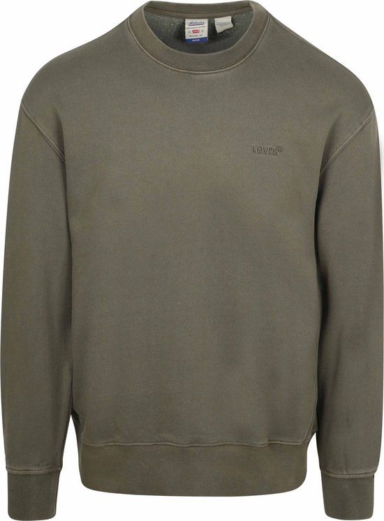 Levi's Sweater Authentic Logo Groen - Maat M - Heren