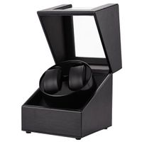 Olvy Olvy Watchwinder voor 2 klokken, dubbele horlogewinder, klok opwinder, horlogebox