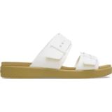 Crocs Brooklyn Buckle Low Damessandalen, Krijt Tan, 41/42 EU