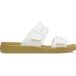 Crocs Brooklyn Buckle Low Damessandalen, Krijt Tan, 41/42 EU