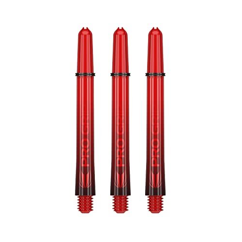 Target Darts Sera Pro Grip Dart assen, zwart en rood, M UK