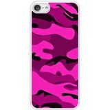 Apple Bedrukt siliconen hoesje compatibel met iPod Touch 5, Apple iPod Touch 6 Camouflage rose