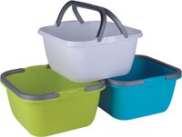 Stefanplast Wasbak - Vierkant - 35x35x18 cm - 13 Liter - Multi