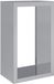 vidaXL Haardhoutrek 60x40x100 cm gegalvaniseerd staal