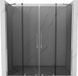 Mexen Velar Duo portes de douche coulissantes 200 cm, graphite, chrome