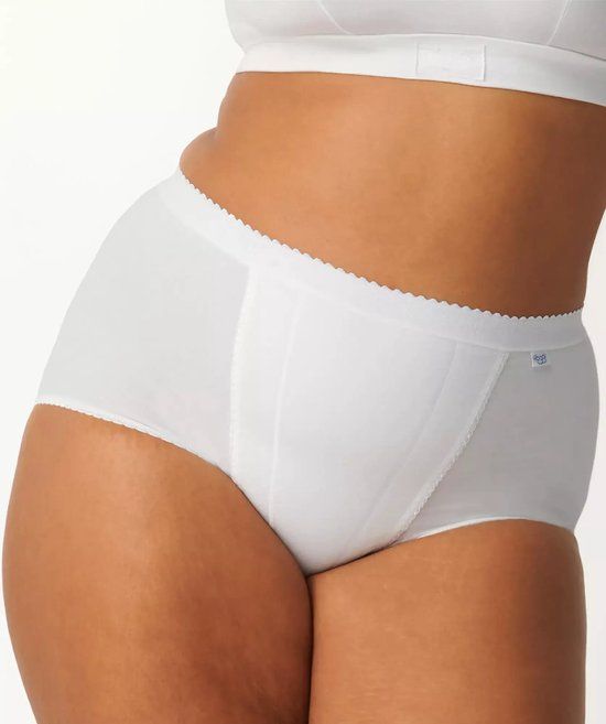 Sloggi Control Maxi 4-pack corrigerende dames slips - Zwart - Maat 52