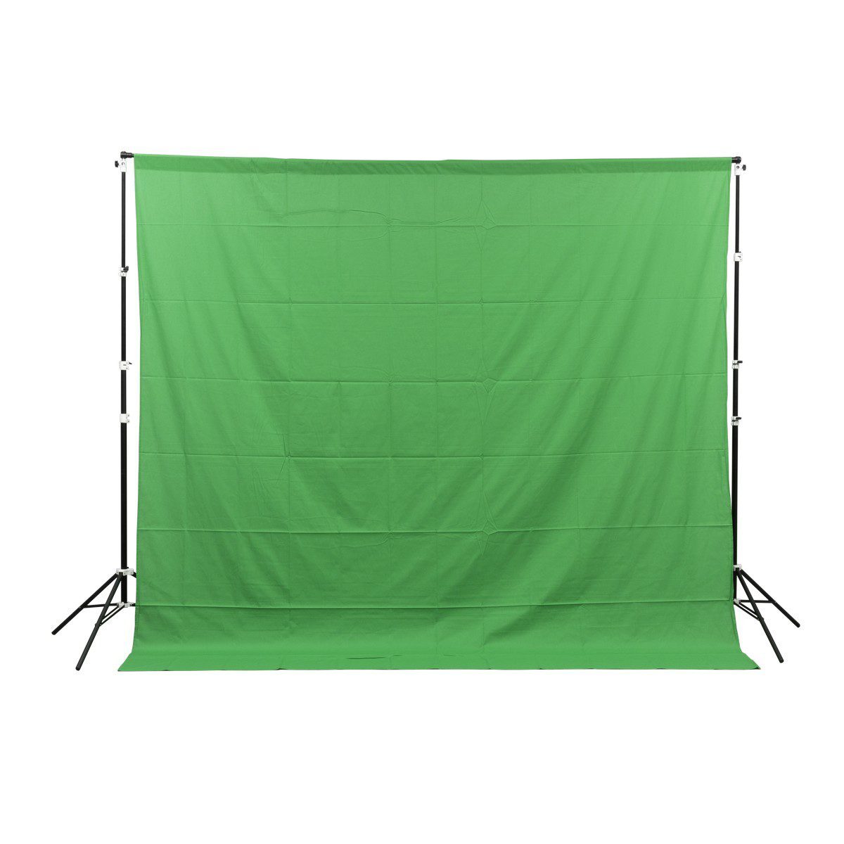 GlareOne GlareOne Green Screen - Green Fabric Backdrop 3x3m