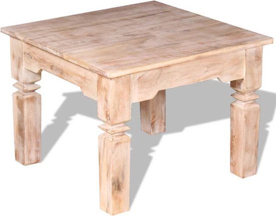 vidaXL Salontafel 60x60x45 cm massief acaciahout
