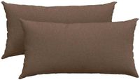 vidaXL Zitkussens 2 stuks Stof Bruin 80 x 40 cm