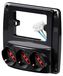 ROSI Emilia Smart wandcontactdoos, 3 Schuko-stopcontacten, zwart
