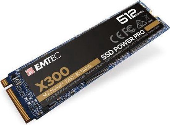Emtec X300 M.2 512 GB PCI Express 3.0 3D NAND NVMe