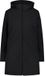 CMP Parka met capuchon voor dames, Polyester, Zwart, Maat 42