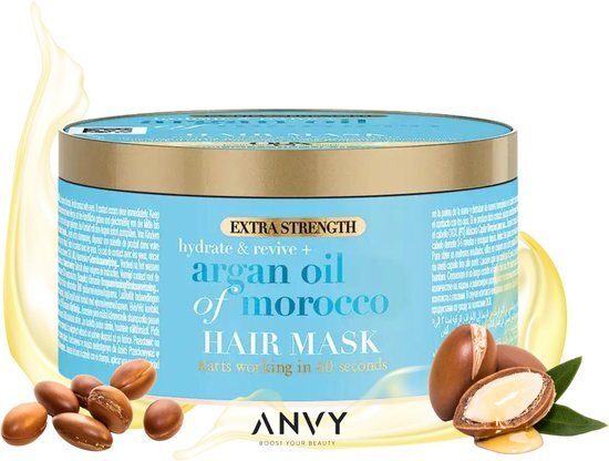 OGX Haarmasker Extra Strength Argan Oil Of Morocco Masker - Haarmasker Beschadigd Haar - Haarverzorging - Mask - Arganolie