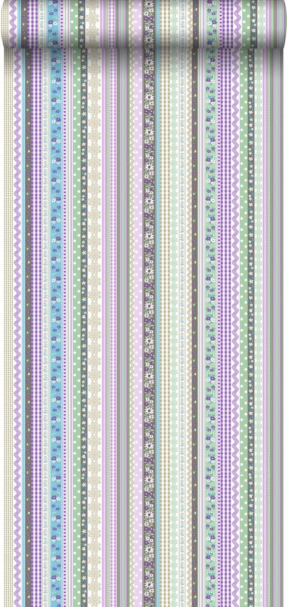 Esta Home behang lintjes pastelkleuren - 138143 - 53 cm x 10,05 m