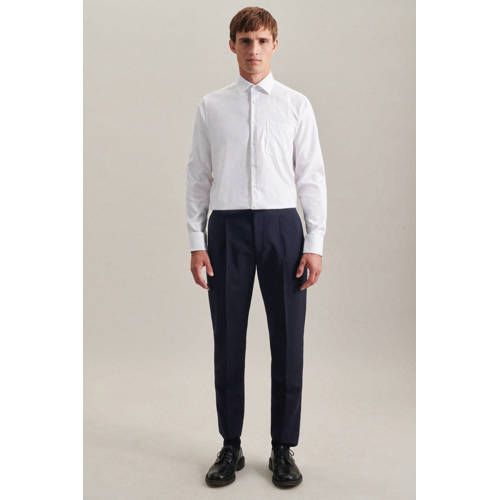 Seidensticker Regular Fit Overhemd Wit