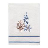 Avanti Linens - Handdoek, zachte en absorberende katoenen handdoek (abstracte kustcollectie) 30" x 16"