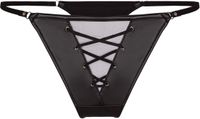 Hunkemöller Highleg Thong Sam Zwart