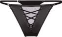 Hunkemöller Highleg Thong Sam Zwart