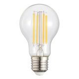EGLO E27-ledlamp, gloeilamp 12 watt (komt overeen met 100 1521 lumen | 4000 kelvin, filament lamp neutraal wit, van helder glas, A60, Ø 6 cm