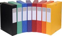 Exacompta 10x Cartobox Archiefdoos Rug 60mm - A4 Geassorteerd