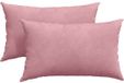 vidaXL - Zitkussens - 2 stuks - Roze - 50 x 30 cm - Corduroy stof