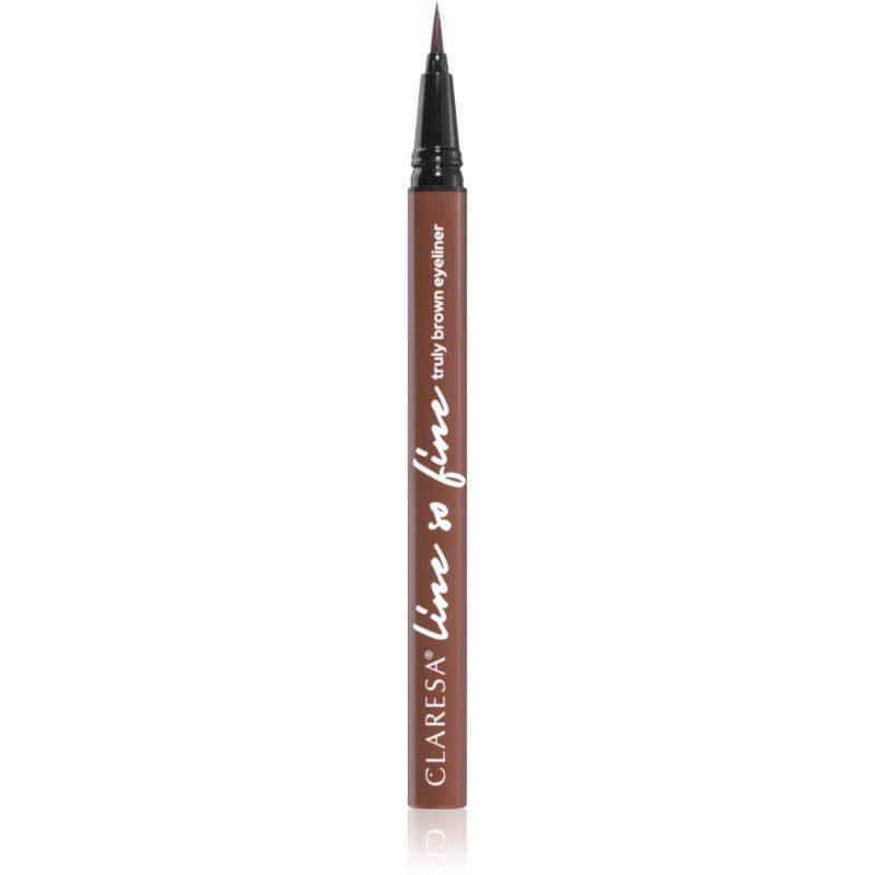 CLARESA LINE SO FINE TRULY BROWN EYELINER 8 ML