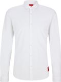 Hugo Boss HUGO Ero-w slim fit overhemd - wit - Strijkvriendelijk - Boordmaat: 41 - 42