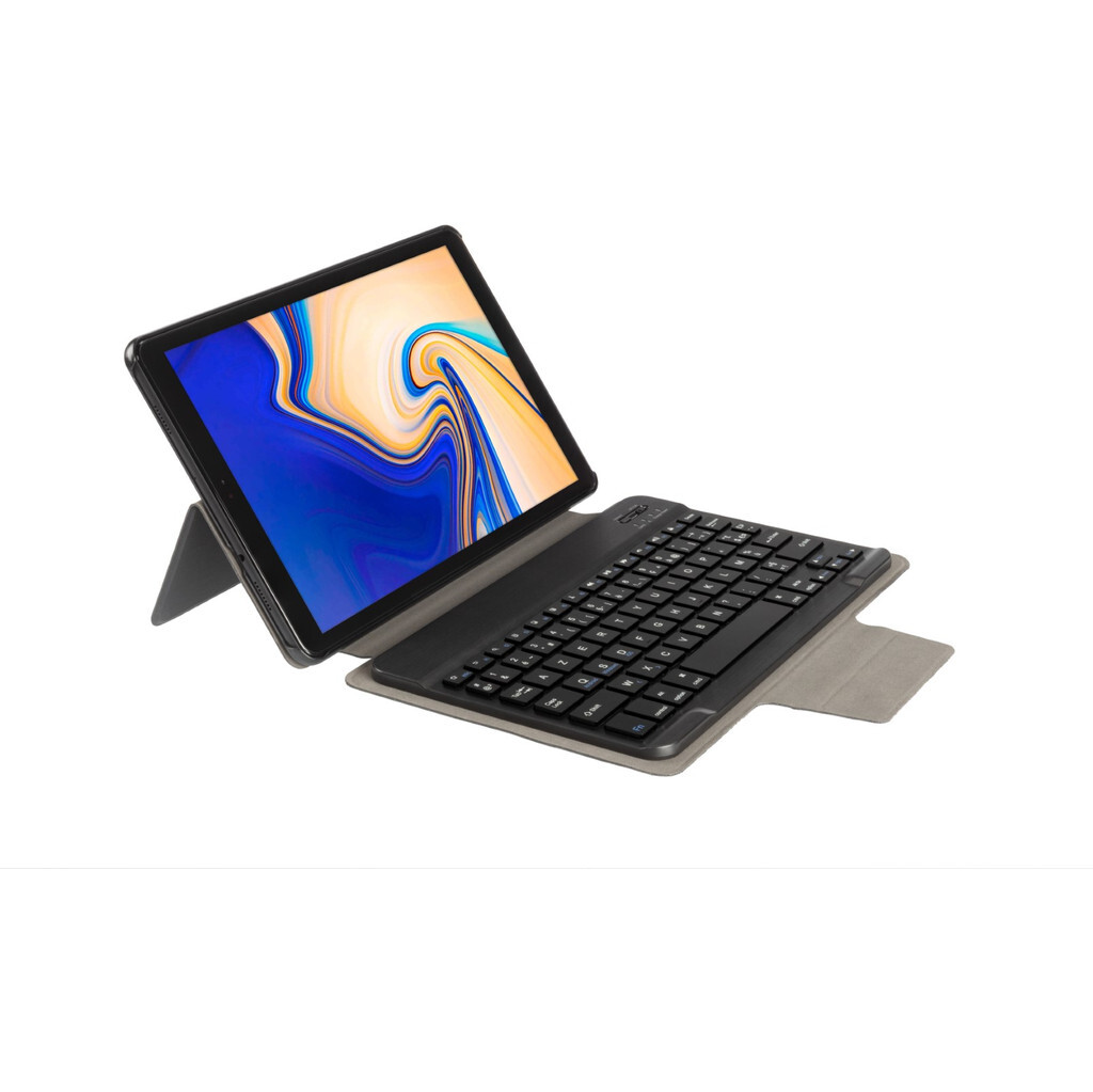 Gecko Covers Samsung Galaxy Tab A 10.5 Toetsenbord Hoes AZERTY Zwart