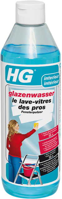 HG Glazenwasser Concentraat - 500ml - Blauw - Streeploos