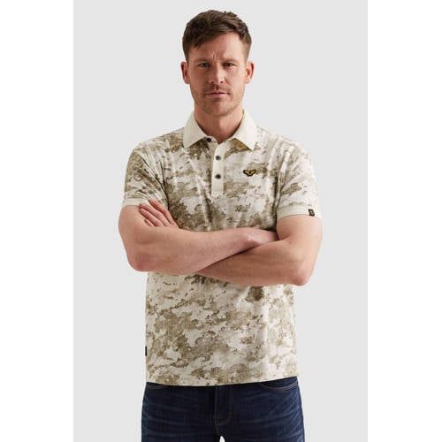 PME Legend Polo JERSEY PRINTED EGRET
