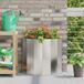 Maison Exclusive - Jardinière argent, 60 x 30 x 50 cm, acier inoxydable