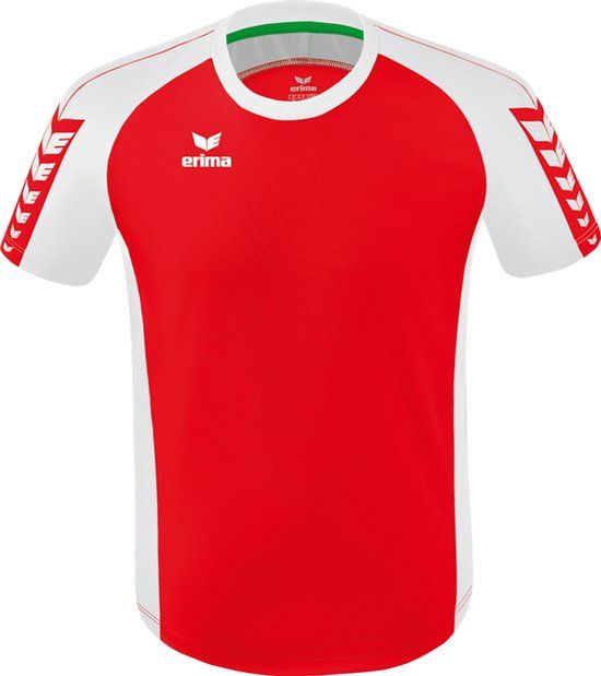 Erima Six Wings Shirt Korte Mouw Heren - Rood / Wit - Maat L