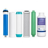 75 Bbagua 75 GPD-membraan + Pack 3 Osmosefilter + Remineraliserend nafilter + Sanitizer