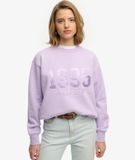 Superdry Dames sweatshirt met ronde hals Varsity