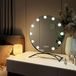EMKE Make-upspiegel, Hollywood, rond, 50 cm, zwart, 7x vergroot, 11 LED, 3000K/4000K/6500K