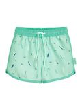 Playshoes Kinderbadshort Strandshort Surfplank Palmboom Mint Unisex Polyester 98/104