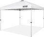Tonnelle pop-up, 304,8 x 304,8 cm, avec sac de transport, blanc, adapté au camping