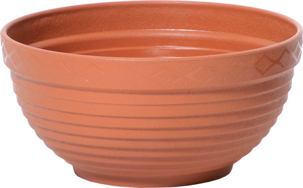 Prosperplast Tafelstuk plantenpot/bloempot kunststof dia 44 cm terra cotta