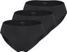 Joop! Dames slip / onderbroek 3 pack Sensation Zwart M (38)