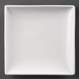 Olympia U154 Whiteware vierkante plaat, wit (Pack van 12)