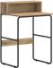 vidaXL Bureau met opslag Artisanaal eiken 60 x 50 x 91 cm