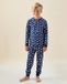 Little Label TOMMY pyjama jongens blauw wolken 10Y/134-140 extra zachte bio-katoen