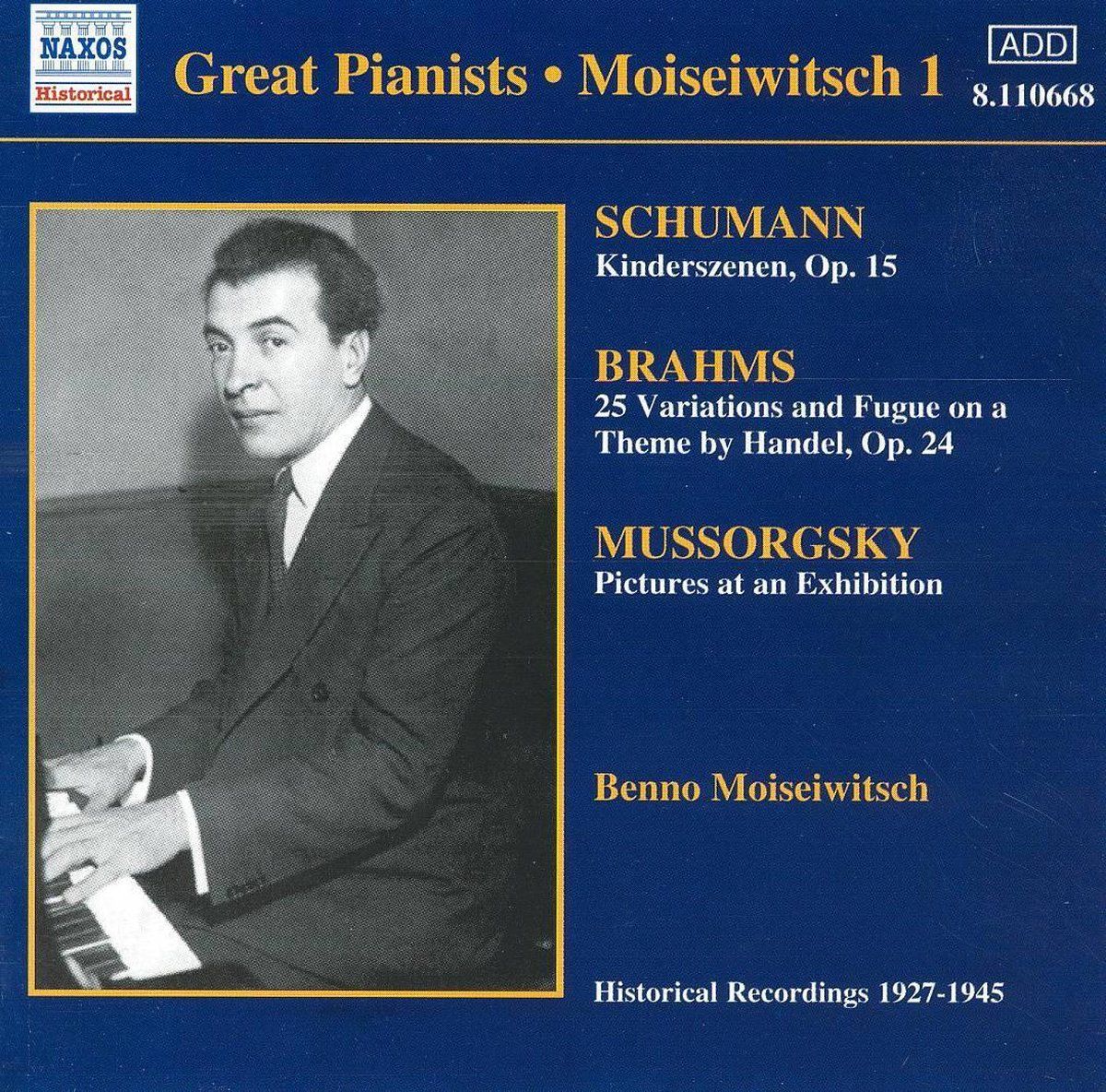 OUTHERE Johannes Brahms, Mussorgsky Modest Petrovich...: Kinderszenen Opus 15 - CD